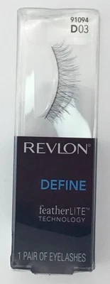 Revlon Define False Eyelashes 91094 D03 FeatherLITE Technology NEW - Image 1 of 4