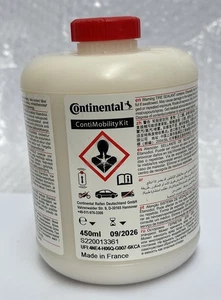 DICHTMITTELFLASCHE FÜR ORIGINAL CONTINENTAL REIFENPANNEN REPARATUR SET 450ml 9/2026 - Bild 1 von 4