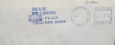 Cubierta delantera del medidor de la Cruz Roja de Estados Unidos (83) + Cruz Azul de 1949 + Anuncio plano de la Cruz Azul de Nueva Jersey Foto 1 de 2