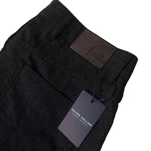 Pantalone Peter Millar Excursist Flex Alpine 5 tasche grigio antracite 32x34 $295 - Foto 1 di 13