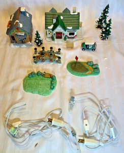 Hornung's Pro Golf Sales Inc Clubhouse Collectible Golf Christmas Set Lighted - Picture 1 of 8
