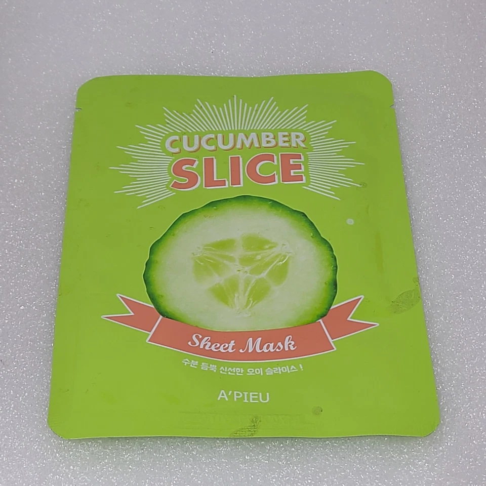 Mascarilla facial con hoja de rodajas de pepino A'Pieu Foto 1 de 2