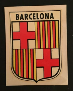Pegatina Antigua De Colección de Barcelona España tal vez para Fútbol No Muy Seguro #4076 - Imagen 1 de 2