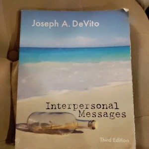 🔥Interpersonal Messages Paperback Joseph A. DeVito🔥 GOOD CONDITION 🔥 - Picture 1 of 3