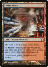 Magic the Gathering (MTG): x2 Steam Vents LP-NM (Return to Ravinca)