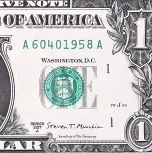 June 4, 1958 : A 60401958 A BIRTHDAY Note $1 One Dollar Bill *UNC* 🎂🎁 - Picture 1 of 3
