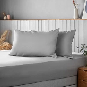 Silentnight Supersoft Fitted Sheet Non-Iron Single Double King 28 cm Easy Care - Picture 1 of 109