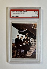 1964 Topps Beatles Diary #10A PSA 7 NM Paul McCartney John Lennon Ringo Starr