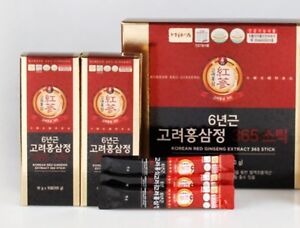 [Korean Ginseng] 6 Years Korean Red Ginseng Extract 365 Stick - 10g x 30sticks