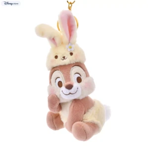 Disney Store Japan FRÜHLINGSSTIL Ostern Hase Plüsch Schlüsselanhänger Chip - Bild 1 von 5
