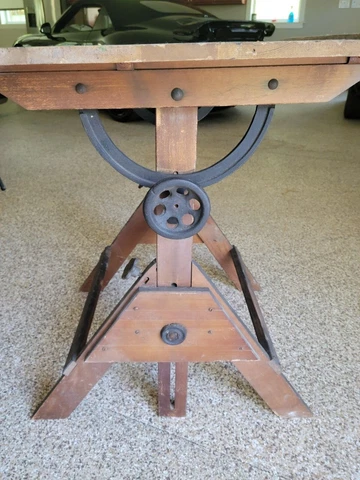 Antique drafting table Cover