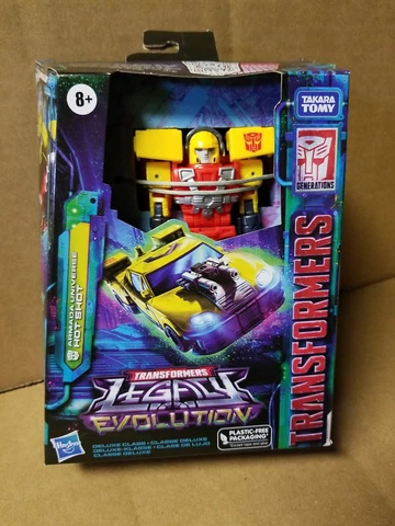 Transformers Legacy Evolution Armada Universe Hot Shot Deluxe Class Cover