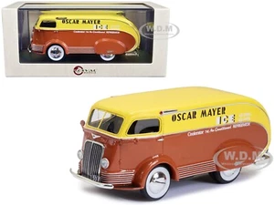 1938 INTERNATIONAL D-300 DELIVERY VAN "OSCAR MAYER" 1/43 MODEL ESVAL EMUS43080 B - Picture 1 of 6
