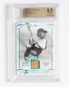 Babe Ruth Game Used Bat Beckett 9,5 Karten #12/20 2017 RAR - Bild 1 von 1