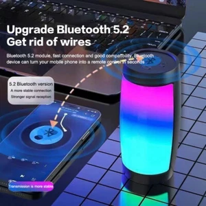 Shocking Heavy Bass Outdoor Portable Wireless Bluetooth Speaker Volume Subwo _tm - Zdjęcie 1 z 12