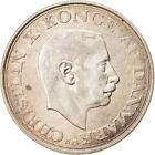 [#903723] Coin, Denmark, Christian X, 2 Kroner, 1945, Copenhagen, AU(55-58), Sil