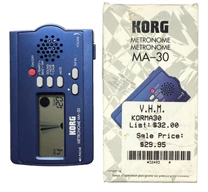 KORG MA-30 ULTRA COMPACT DIGITAL METRONOME WITH 13 DIFFERENT RHYTHMS IN THE BOX - Picture 1 of 6