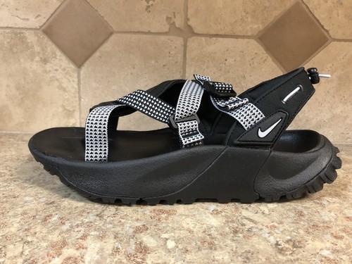 Sandali uomo Nike Oneonta taglia 13 nero grigio lupo platino puro DJ6604 001