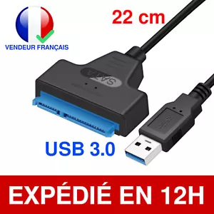 Sata Vers USB 3.0 2.5" Adapter for HDD SSD Cable Converter Blue - Picture 1 of 9