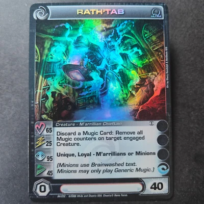 * Rath'tab Ultra Rare Foil Beyond the Doors64/222 Chaotic TCG - Image 1 of 2