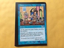 Twisted Miscut TINKER Urza's Legacy Misprint MTG Magic Vintage
