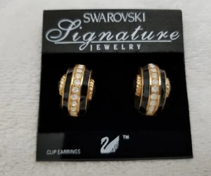 Swarovski Signature Jewelry Clip Earrings Set (New) - Picture 1 of 2