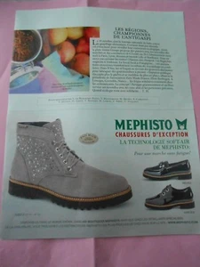Publicté Advertising 2018  Chaussures MEPHISTO la technologie Soft Air - Picture 1 of 1