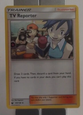 102PK149 - TV Reporter - 149/168 - Celestial Storm - Trainer - NM - Image 1 of 2