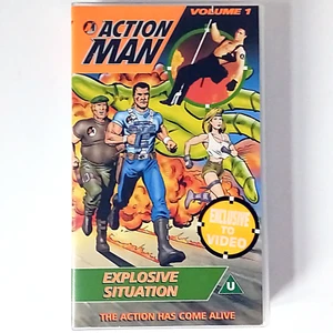 Action Man Vol 1 - Explosive Situation (VHS Cassette, 1996 Hasbro) PAL - Tested - Picture 1 of 5