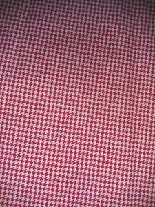 CONCORD Fabric Cotton Red White Plaid /Check Quilting 2 yards 14" x 44" W - Picture 1 of 4