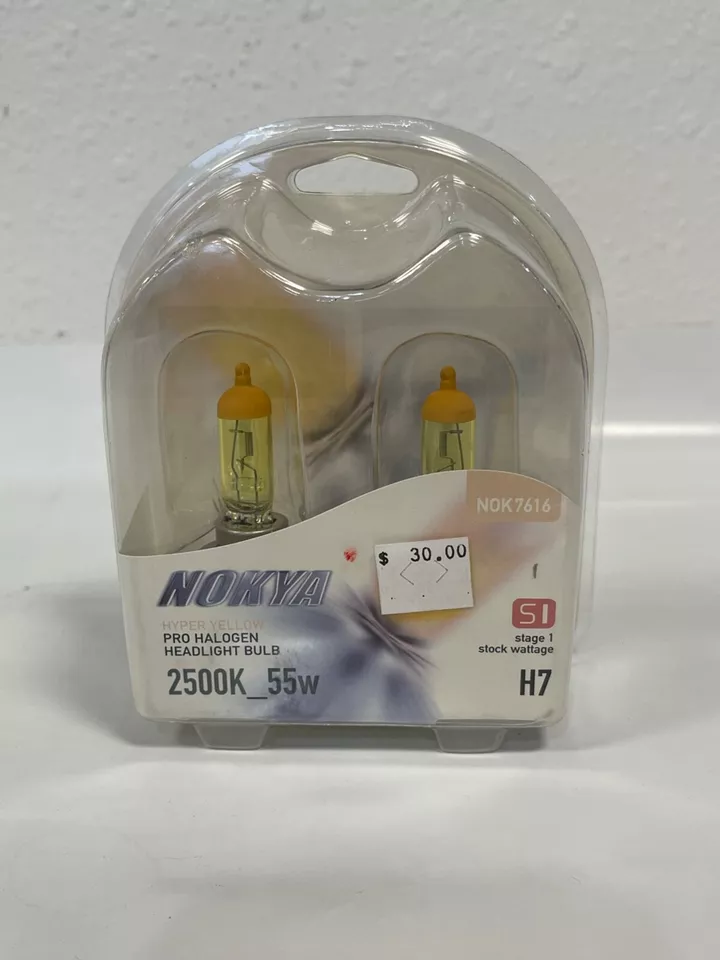 Nokya H7 Hyper Yellow Headlight Fog Light Bulb S1 Halogen Bulb - NOK7616 - Image 1 of 1
