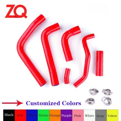 Manguera de tubo de refrigerante de radiador de silicona roja para Yamaha YZF R6 1999 2000 2001 2002 Foto 1 de 4