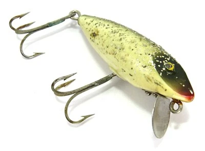 Tough South Bend Entice-Oreno #991 Vintage Wood Crankbait Fishing Lure, Read - Image 1 of 4