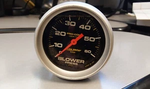 AUTO METER 5402 PRO-COMP BLOWER PRESSURE GAUGE LIQUID FILLED - Picture 1 of 10
