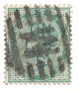 Indien Briefmarken - QV 1/2a gebraucht überdruckt wie auf L.F.S seltener lokaler Funddienst - Bild 1 von 1