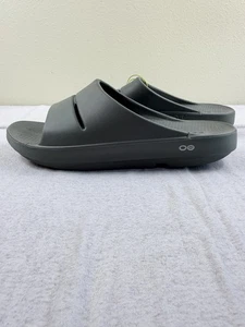 New OOFOS Mens OOahh Slide Sandal Olive Sz 13 Brand New - Bild 1 von 10