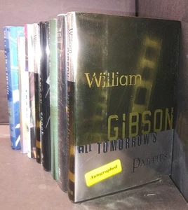 Sammlung 8 WILLIAM GIBSON BÜCHER Idoru Zero Spook Partys SIGNIERT SciFi HC DJ E - Bild 1 von 5