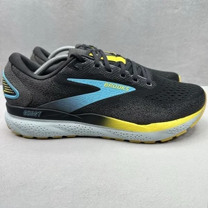 Herren Größe 12 (2E) WEIT Brooks Ghost 16 Schuhe schwarz geschmiedet Eisen Laufen Turnschuhe - Bild 1 von 8