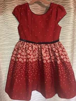 Hermoso vestido de fiesta rojo para niñas Foto 1 de 4