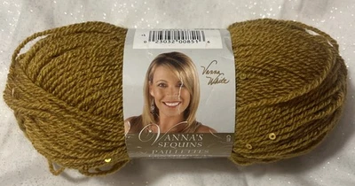 Lion Brand Vanna’s Sequins~AMARETTO~NEW - Image 1 of 4