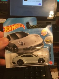HOT WHEEL PORSCHEE 911 CARRERA T COCHE FUNDIDO A PRESIÓN CUMPLEAÑOS NAVIDAD NIÑOS JUGUETE - Imagen 1 de 1