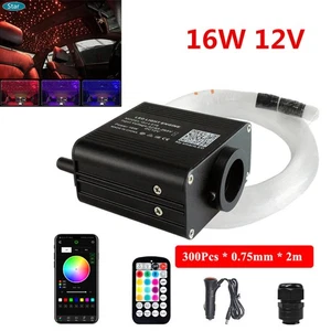 Twinkle Music Remote Control 300Pcs Optic Fiber Car Roof Stars Sky Ceiling Light - Picture 1 of 24