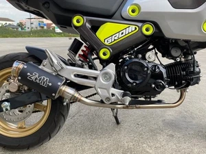 ZoOM Exhaust Honda MSX GROM 125 2022-2025 Straight Stock 2X O2 Bung UK EU - Bild 1 von 5