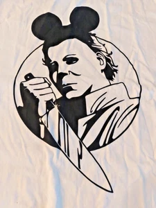 Mickey Myers Halloween Parodie T-Shirt lustig Michael Myers Horror Mashup XL - Bild 1 von 3
