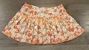 Falda floral plisada línea A para mujer talla 3XL SHEIN color brillante - Imagen 1 de 5