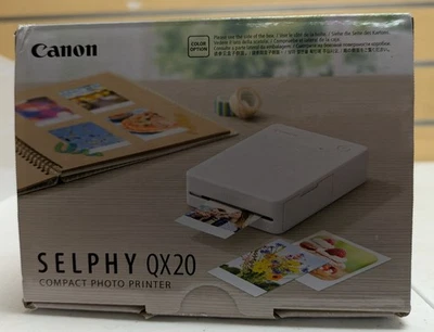 Canon SELPHY QX20 Compact Photo Printer - Grey - NEW IN BOX - Image 1 of 3