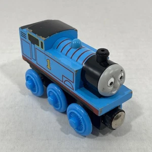 Thomas The Train Wooden Railway Tank Engine Friends 2003 Blue #1 - Picture 1 of 13