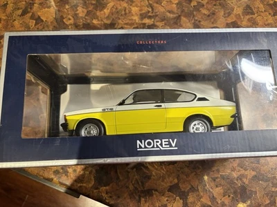 Opel Kadett C GT/E Coupe 1977 weiss-gelb Modellauto 183650 Norev 1:18 - Bild 1 von 3