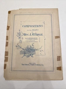 Noten: Kompositionen für das Klavier von Mrs. A.M. Virgil Op. 67 Improvisation - Bild 1 von 3