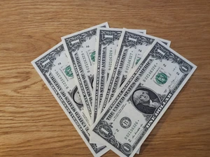 2013 New York FT WORTH Star Note BEP (5) $1 Star Note bills in sequence UNC/GEM - Picture 1 of 7